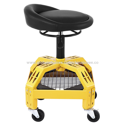 Buy Wholesale China Adjustable Height Rolling Garage Shop Stool