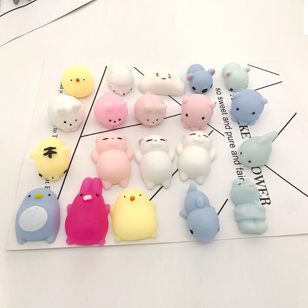 Fidget Toys Mochi Squishy Pack Kawaii Toy Cat Anti Stress Squeeze