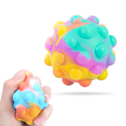  Pop Fidget Toys Its Ball Toy 4 PCS 3D Stress Balls It