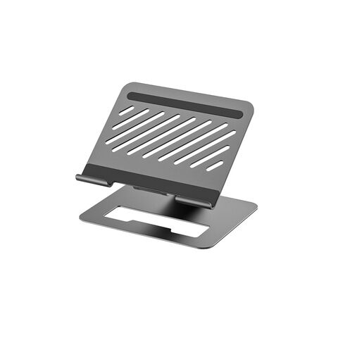 Dock USB Tipo C Duplo 4K 60Hz com Porta HDMI, Leitor SD/TF e Suporte Ergonômico Dobrável Ajustável para Laptop