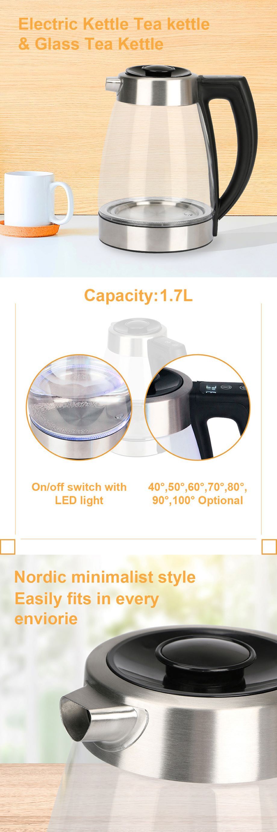 Buy Wholesale China Speedboil Electric Kettle 1.7l Water Boiler