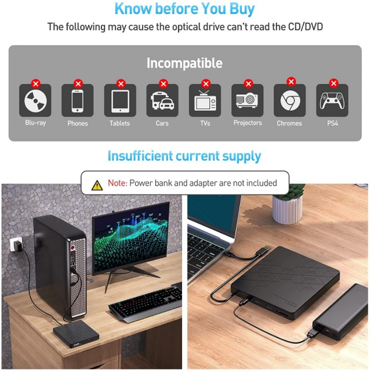 Buy Wholesale China Amazon New Typec Ultra Slim Portable Cd/dvd +rom