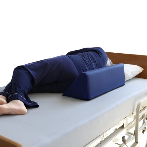 Almohada de cuña triangular para personas que duermen de lado