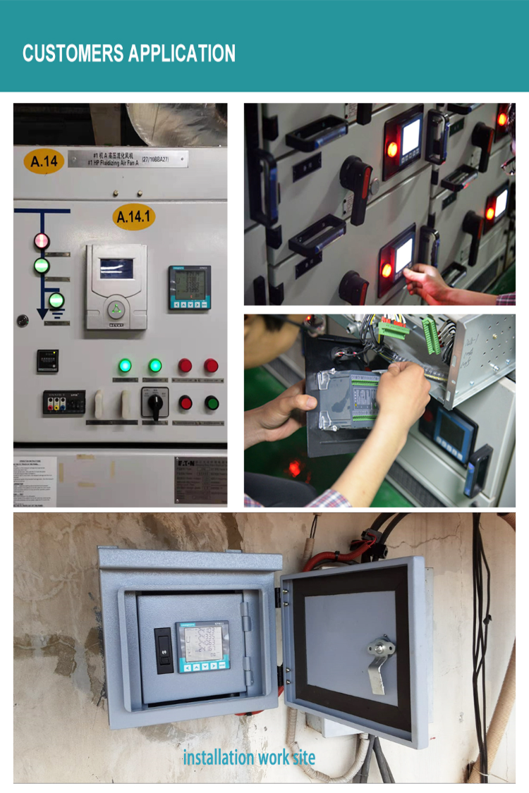 Multifunction Digital Panel Meter Three-phase Power Quality And Energy ...