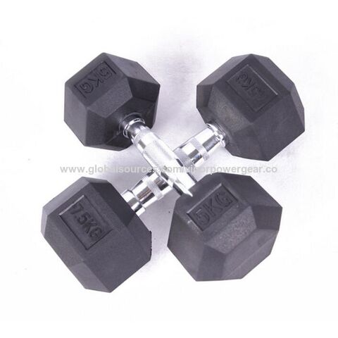OEM rubber hex dumbbell