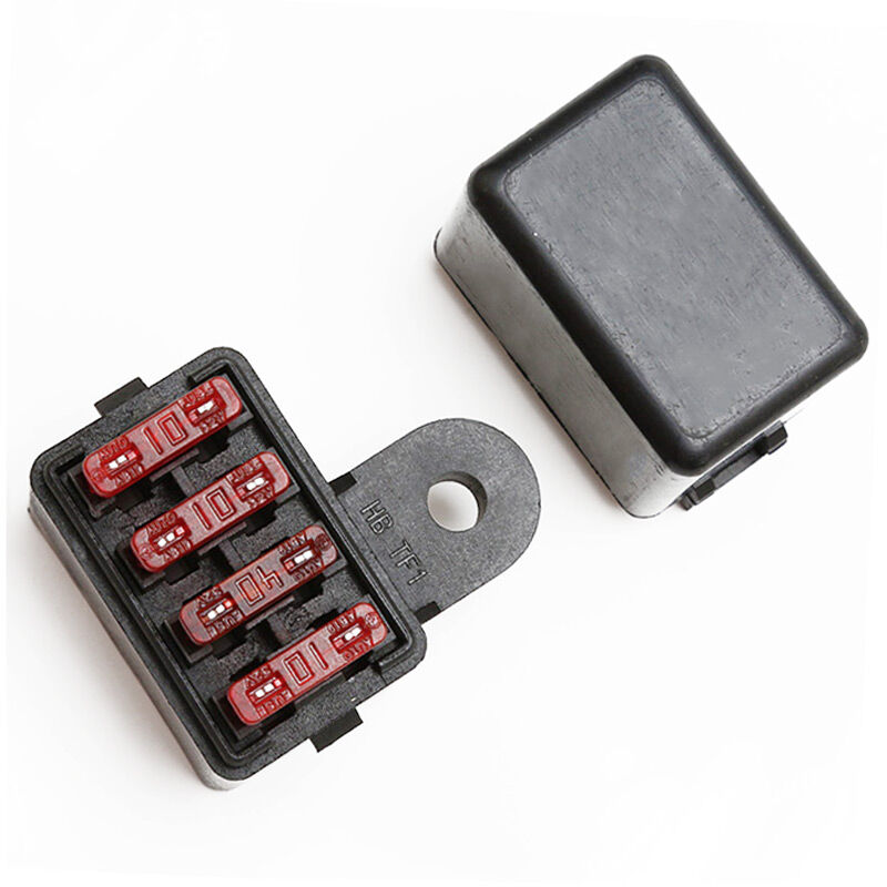 Automotive Waterproof Accessory Fuse Block With Relay Fuse Panel 4 Way