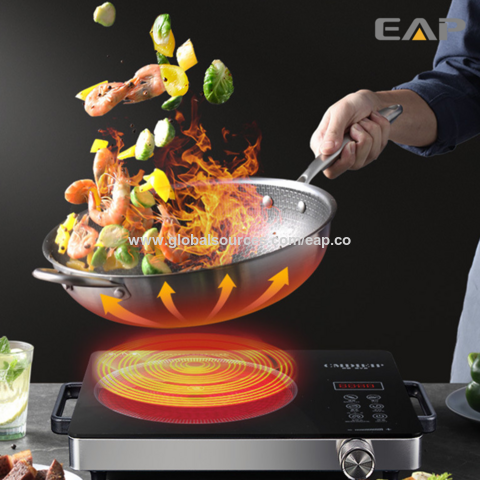 Inducción vitrocerámica hogar cocina wok - China Wok cocina y placa de  inducción precio