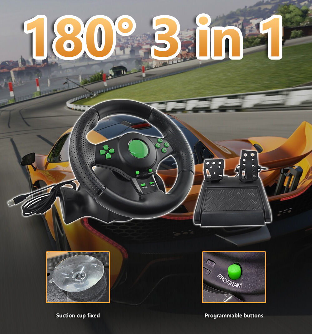 Buy Wholesale China Car Racing Game Simulator, Base, Steering Wheel,  3-pedals Set, Out Torque 8n/m Max, Pc Platform & Video Game Steering Wheel  at USD 688