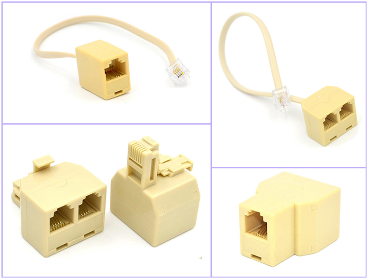 Cat5 Inline Module Rj45 Coupler Inline Adapter, Female To Female Network Connector 5 Pack ...