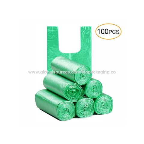 Buy Wholesale China Compostable Garbage Bag, 10l Capacity 20um 40x40cm Fit  Most Of Trash Bin Size Trash Bag & Compostable Trash Bags at USD 0.13