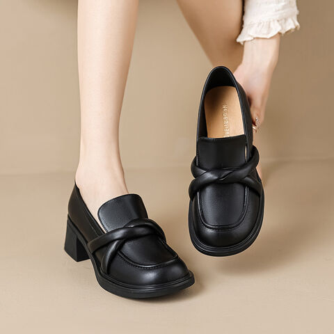 Compre Novos Mocassins Femininos De Sola Grossa 2024, Sapatos De