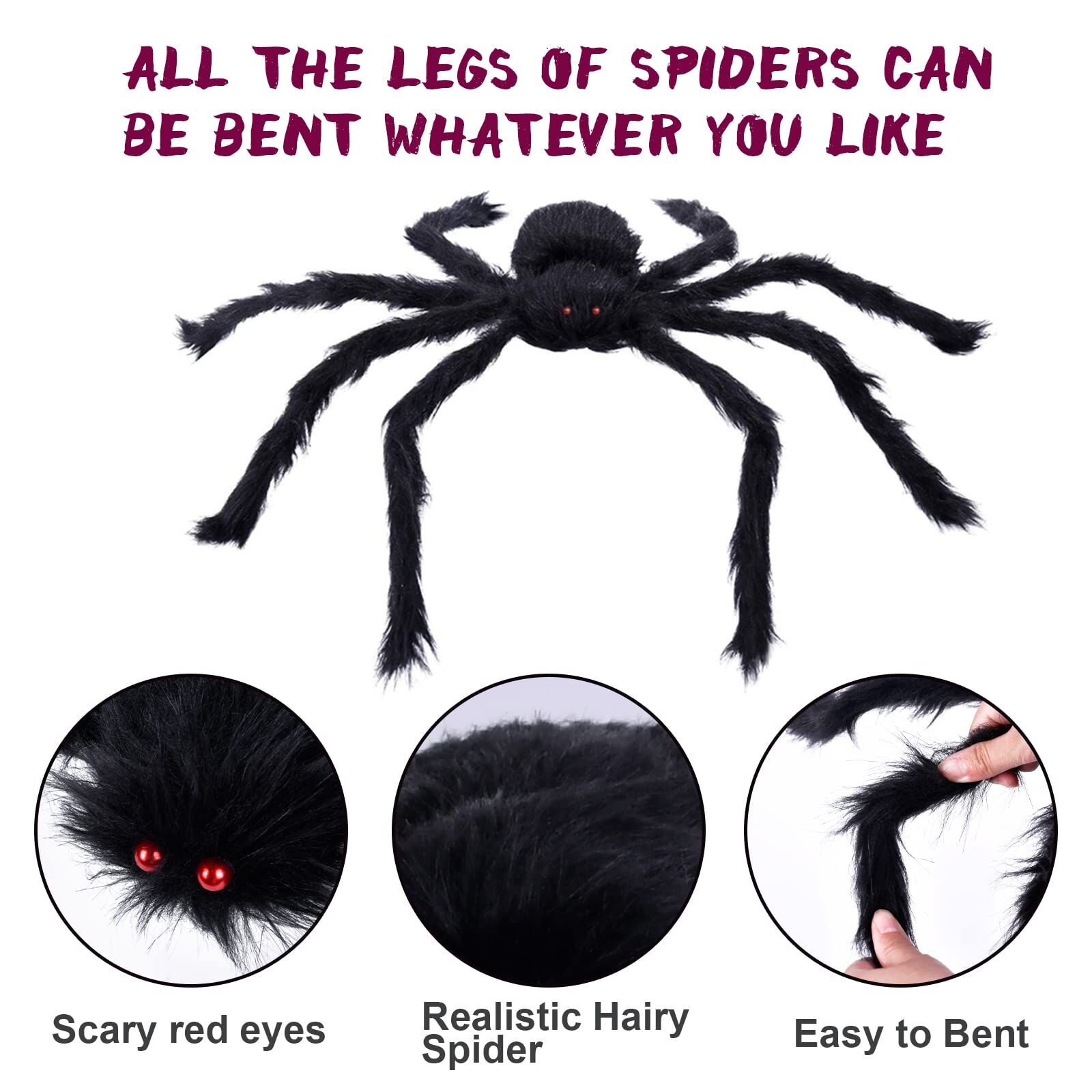 Wholesale deals plastic spiders