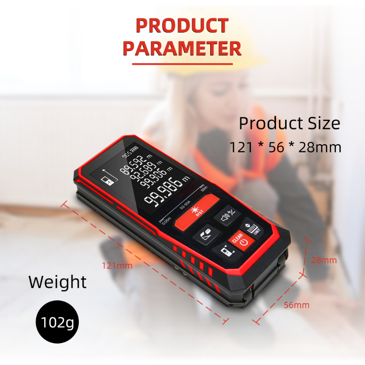 Bulk Buy China Wholesale 40/60/100/120m Digital Laser Ruler Measurement ...