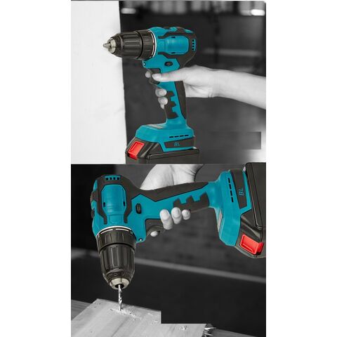 Rechargeable Hand Drill Machine Battery 21v Cordless Screwdriver with Light  Brushless Impact Drill Professional Magnetic Drill