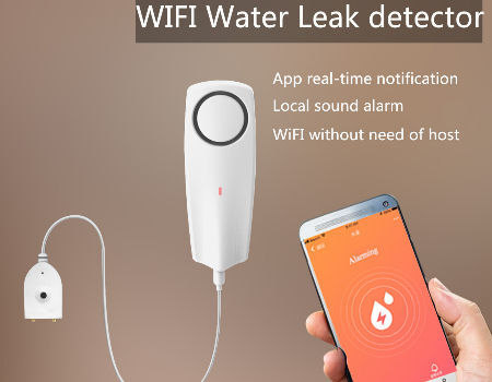 Buy Wholesale China Standalone Home Use Wifi Flood Detector Wifi Water