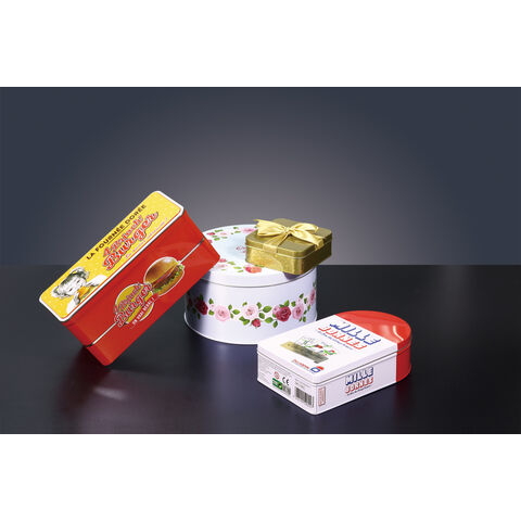 Buy Wholesale China Round Candy Tin Box Metal Chocolate Tin Can Christmas  Gift Tin Boxes Packaging Cookies Tin Box & Candy Box at USD 1