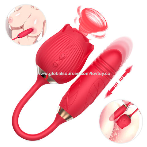 Electric Breast Suction Vibrator Enhancer Women Nipple Massager Adult Sex  Toy US