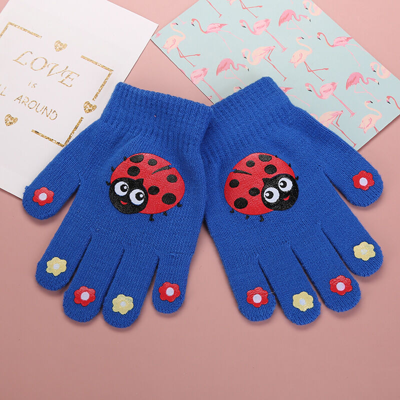 Buy Wholesale China Cheap Kid's Winter Acrylic Gloves Thickened Wool