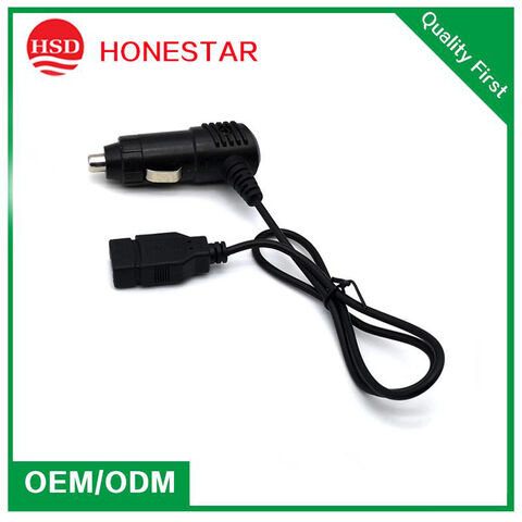 12V DC 2 Pin Car Cooler Power Adapter Extension Cable - China