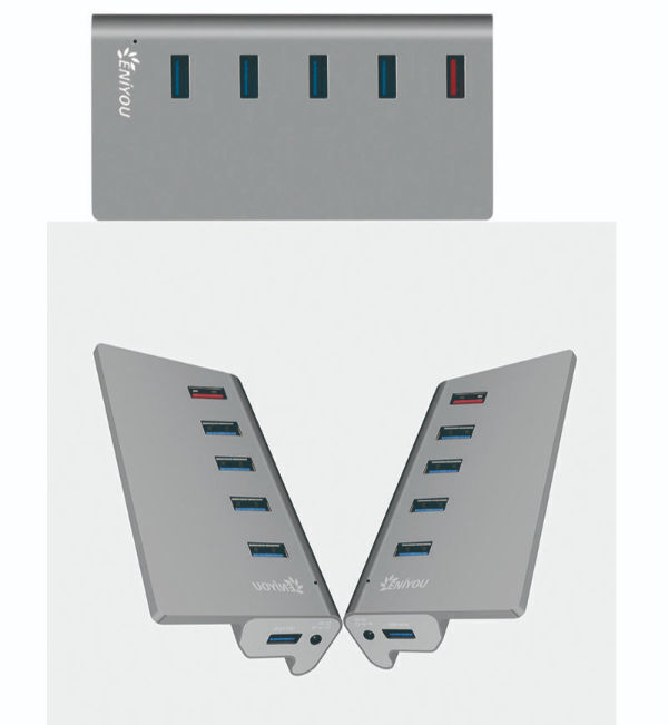 Buy Wholesale China Usb 3.0 Hub 5 Ports, Powered Usb Hub 5v/3a, Type C ...