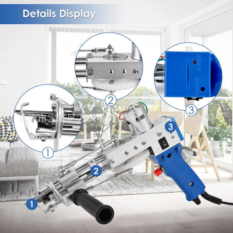 Buy Wholesale China Rug Tufting Gun 2 In 1 Cut Pile Loop Pile Rug Making  Machine 5-40 Stitches/sec 100v-240v Electric Carpet Weaving Flocking Machine  & Rug Tufting Gun at USD 98.8