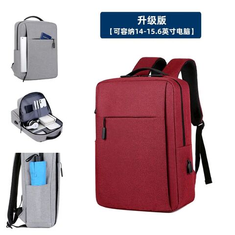 Kingsons 15.6 Laptop Backpack Lightweight USB Charging Hole Water