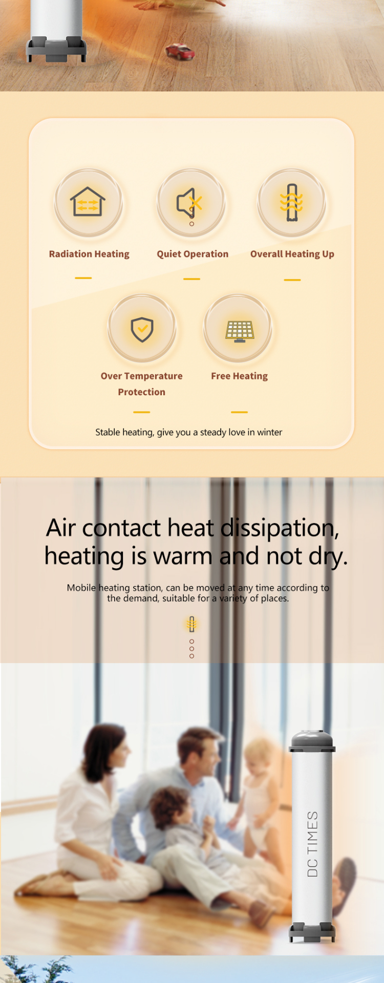 Buy Wholesale China 300w 24v Dc Constant Temperature Electric Heater ...