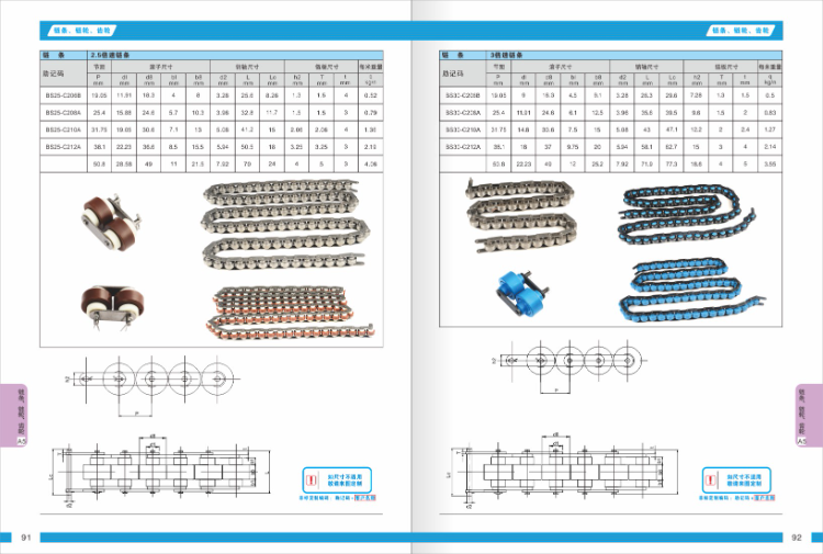 Stainless Steel Special Double Plus Free Flow Conveyor Chain Roller ...