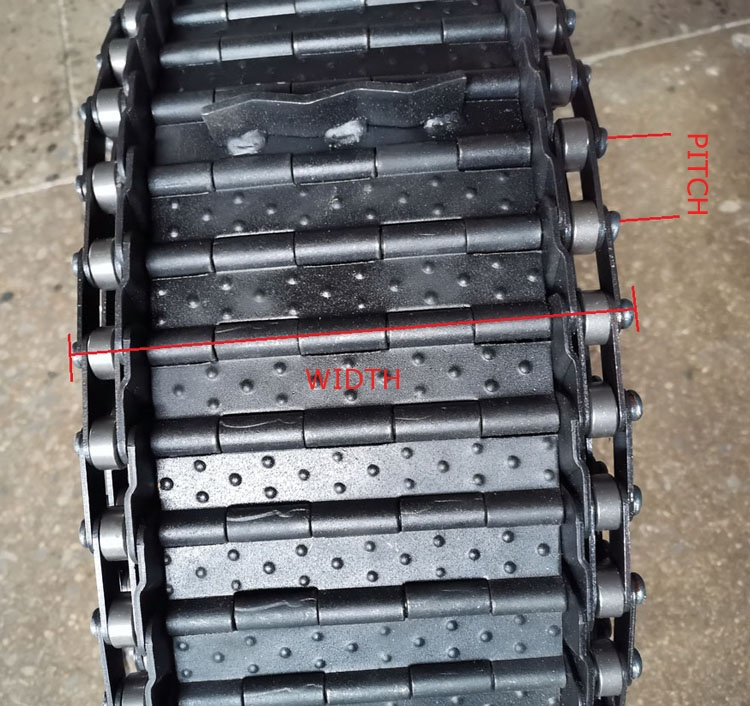 Buy Wholesale China Pitch 50.8mm Transportband Roller Chain Conveyor