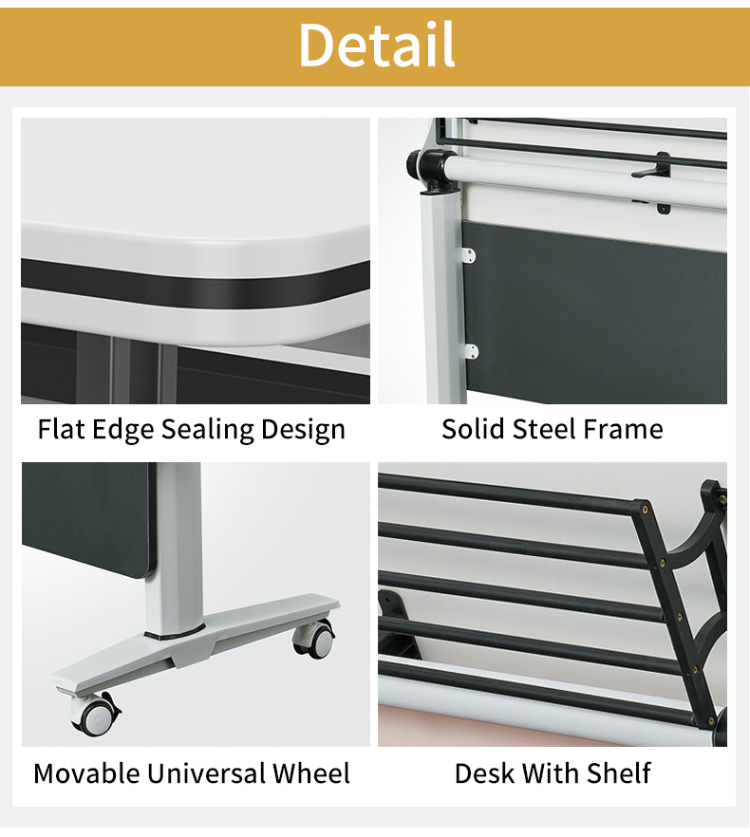 Folder Table Frame Customized School Discuss Activity Foldable Tables Training Conference ...