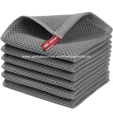 Noir et Blanc serviette de cuisine en microfibre de bambou Torchon