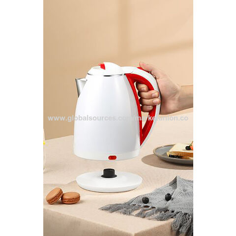 Retro Kettle Stainless Steel 1.8L Tea Kettle, Hot Water Boiler with  Temperature Gauge, Led Light, Fast Boiling, Auto Shut-Off&a