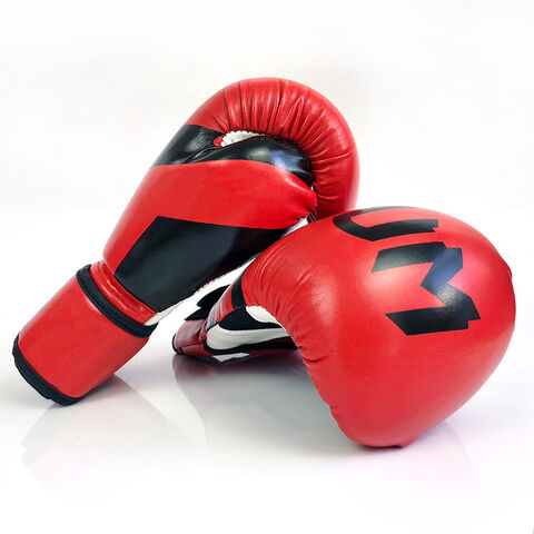 Équipement de boxe professionnel en cuir, sac de frappe lourd 12 oz, gants de sparring, équipement d'entraînement personnalisé, gants de boxe en PU