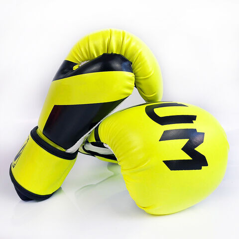 Équipement de boxe professionnel en cuir, sac de frappe lourd 12 oz, gants de sparring, équipement d'entraînement personnalisé, gants de boxe en PU