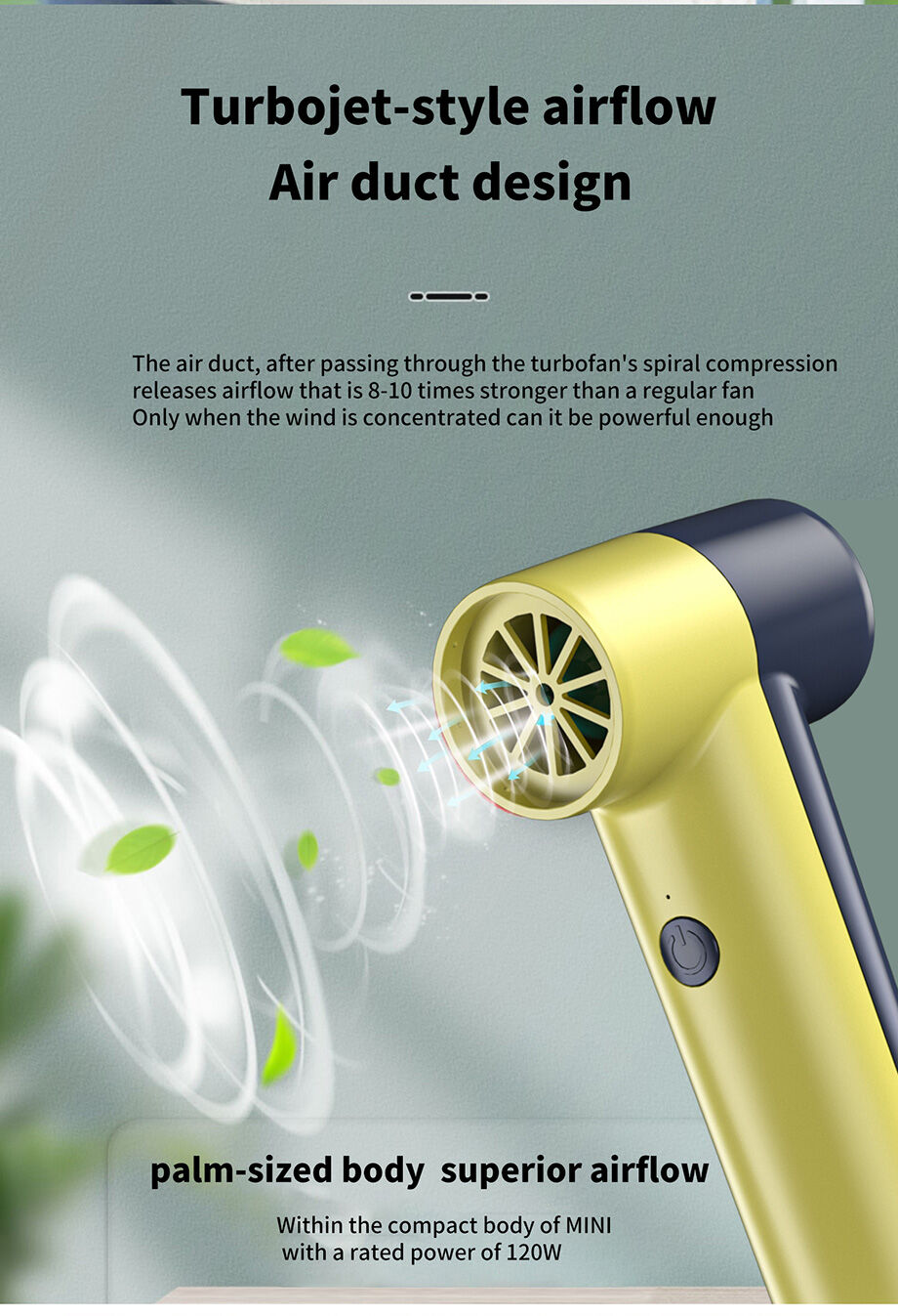 Soplador 200000 RPM Soplador De Aire Mini Jet - 200000 RPM, Tipo-C
