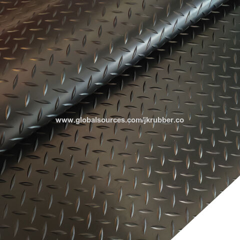 Anti-Slip  Rhombus Pattern Rubber Matting