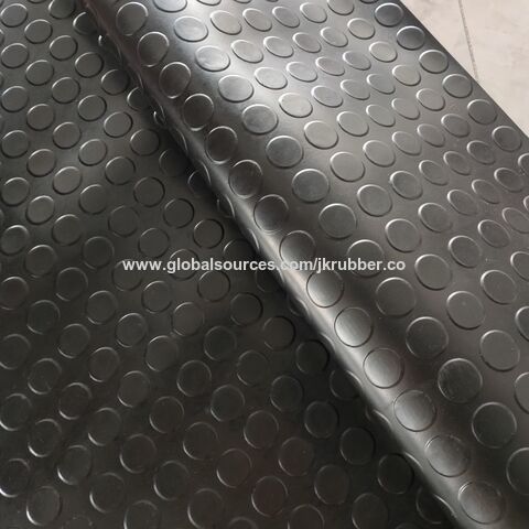 Green / Gray Corrugated Rubber Sheet Roll - China Diamond Pattern Rubber  Mat, Anti-Slip Rubber Matting