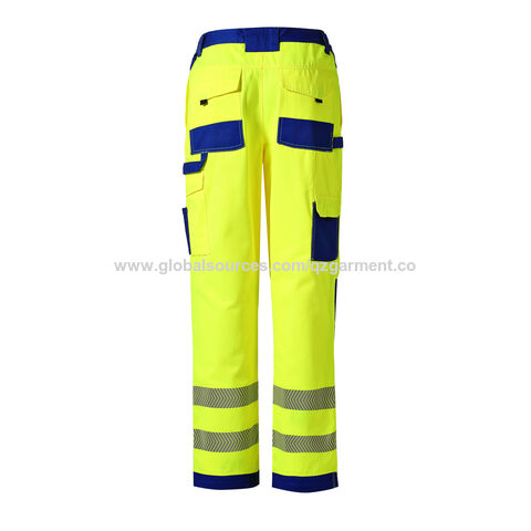 High-Vis Class 1, Stretch Work Trousers Holster Pockets | Snickers Workwear