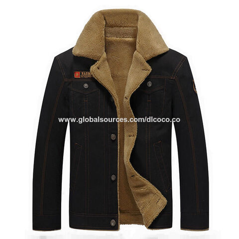 JUNGE Denim Jacket Men, Fleece Jacket Mens Winter Coats India | Ubuy