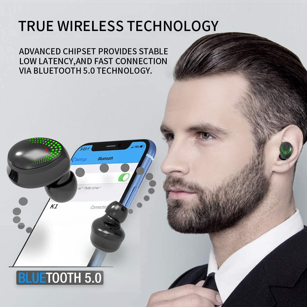 Model Earphone Buy Wholesale China Oem Factory Private Model Wireless Tws K1 Earphones ...