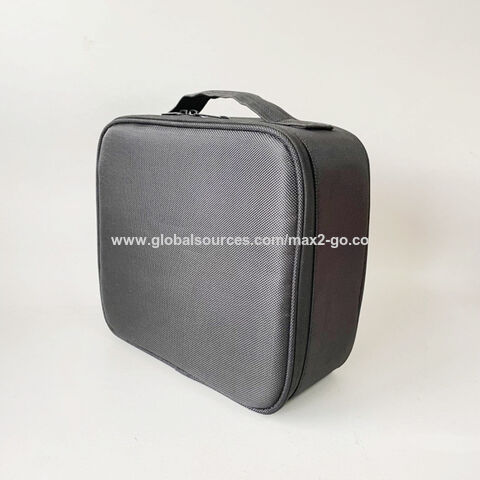 Trousse de Maquillage Eva Noire avec Fermeture Éclair et Logo Personnalisé Promotionnel, Sacs Cosmétiques, Vente Chaude, Pinceaux de Maquillage, Trousse de Toilette Rose avec Insert Assemblable