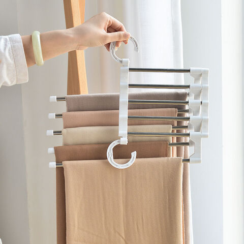 MU Creativo Nuevo Diseño Perchas Plásticas para Ropa Pantalones Toallas Ropa Perchas Tipo S