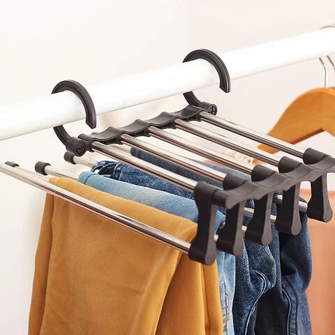 MU Creativo Nuevo Diseño Perchas Plásticas para Ropa Pantalones Toallas Ropa Perchas Tipo S