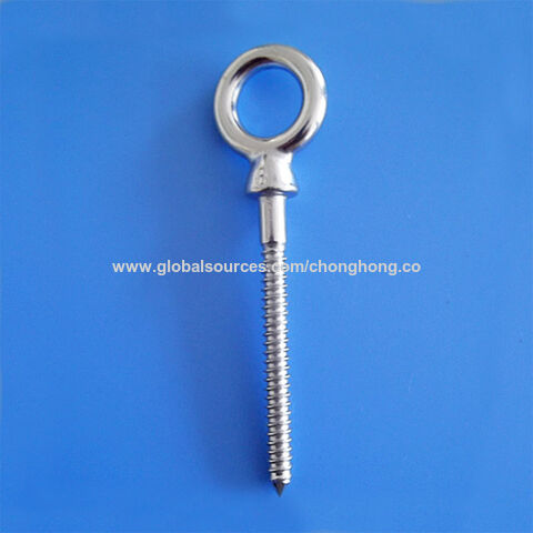 Buy Wholesale China Wood Screw Eye Bolt Stainless Steel Aisi304/316 Lifting Eye  Screw & Wood Screw Eye Bolt at USD 0.55