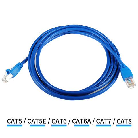 Cable Ethernet CAT5E/Cat6/CAT7 UTP CAT 6 RJ 45 10m/50m/100m Cable de conexión Rj45
