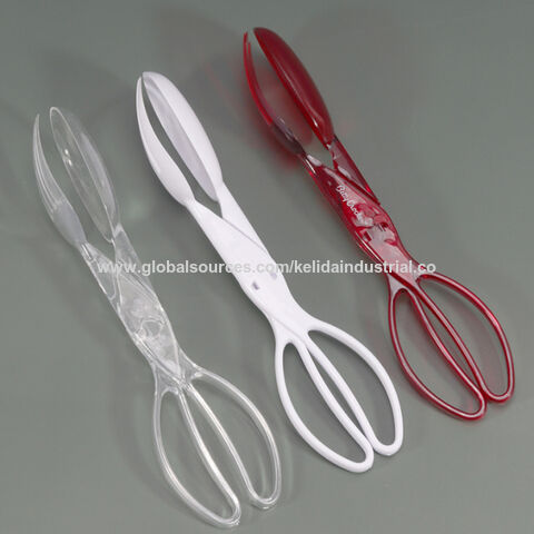 Wholesale Customized color Kitchen Tongs with Silicone Tips – Set Of 3  Locking Tongs for Cooking -7,9,12 factory and suppliers