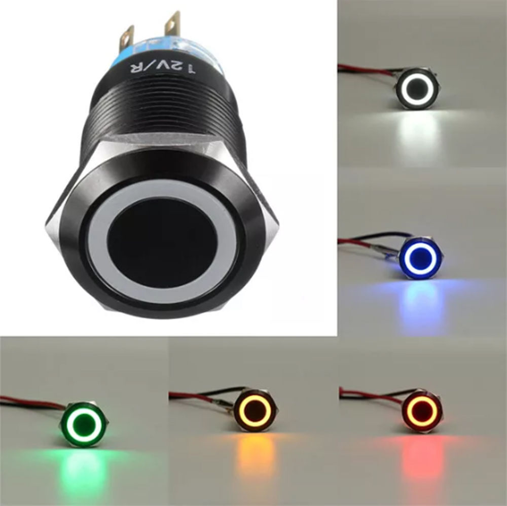 Swesh Button Buy Wholesale China Black Shell Led Illuminated Self-locking Push ...