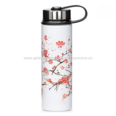 Cherry Blossoms 40oz Tumbler With Handle, Lid, Straw, Laser