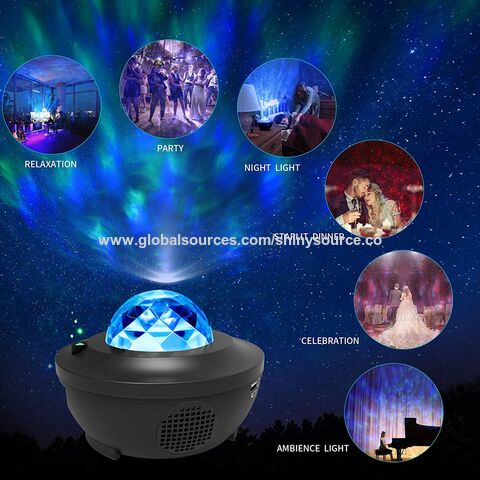 Jeu de Lumière - Projecteur LED Light 9 Couleurs Musique Bluetooth