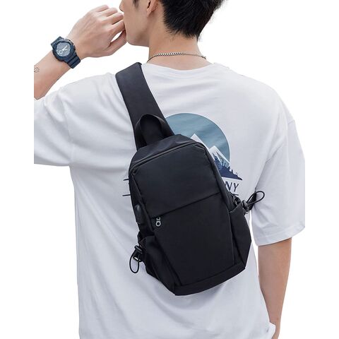Sling Bag Crossbody Backpack For Men & Women - Chest Shoulder Bag For Travel, Outdoors, Daily Use - View #8